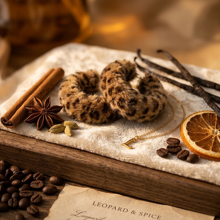 گوشواره پلنگی پرزدارکد(۴۰۰۵)؛غرق در شکوه پاییز؛نمادی از جسارت و زیبایی